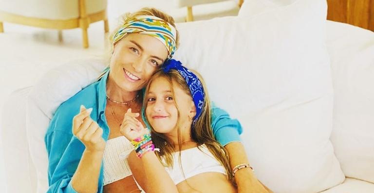 Angélica posta vídeo fofíssimo da filha, Eva, brincando na cama elástica:”Felicidade!”