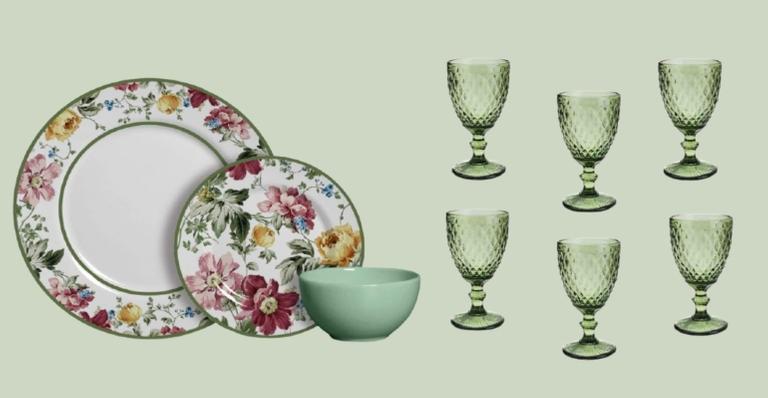 Conjuntos de taças e aparelhos de jantar: 10 opções para uma mesa sofisticada
