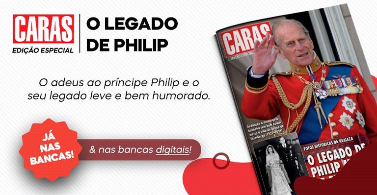 CARAS lança revista com tributo ao príncipe Philip, o marido da rainha Elizabeth II