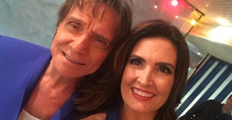 Fátima Bernardes parabeniza Roberto Carlos com bela homenagem: ”Muita gratidão”
