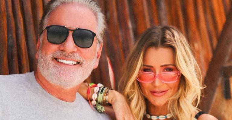 Ana Paula Siebert compartilha lindo registro com Roberto Justus: ”Que casalzão”