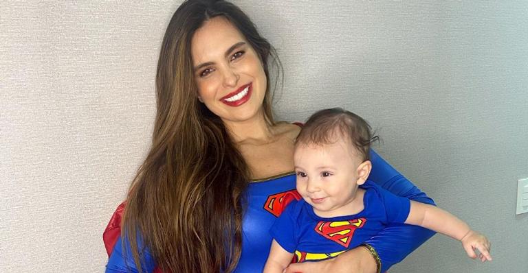 Kamilla Salgado encanta a web ao mostrar o filho engatinhando: ”6 meses”