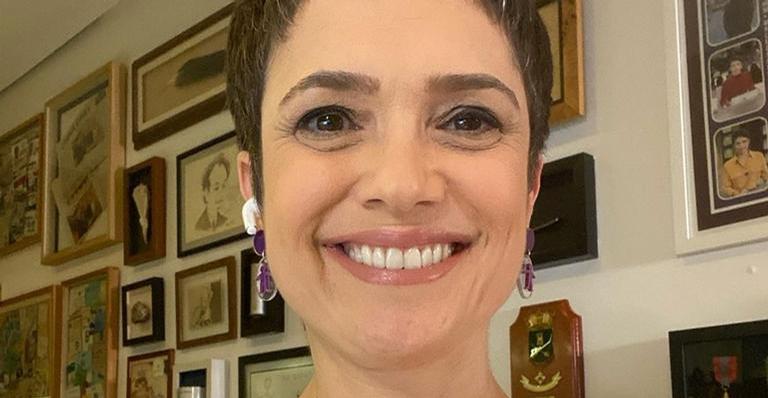 Sandra Annenberg comemora 50 anos do Jornal Hoje com lembrança emocionante: ”De tirar o fôlego”