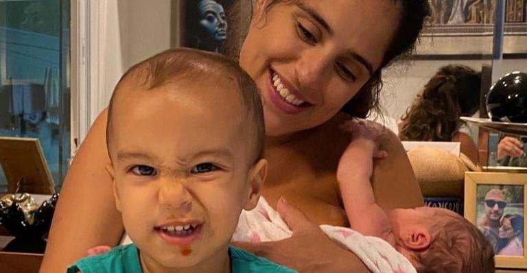 Camilla Camargo flagra Joaquim abraçando Julia e se derrete: ”É tanto amor”