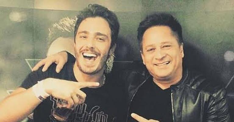 Thiago Rodrigues posta foto com Leonardo: ”Sou muito fã desse cara!”