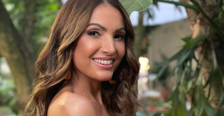 Patrícia Poeta arranca elogios da web ao exibir look florido para o ‘É de Casa’: ”Gata!”