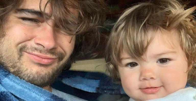 Rafa Vitti derrete corações ao mostrar clique matinal com Clara Maria: ”Um bom dia fofo”