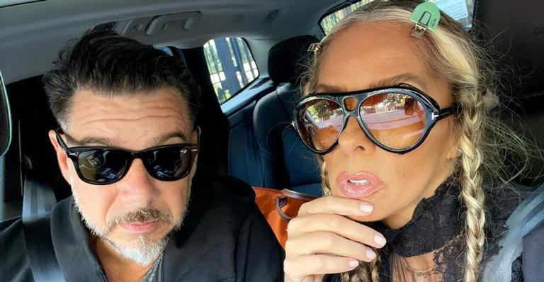 Adriane Galisteu posta vídeo divertido com o marido e web reage: ”Muito bom!”