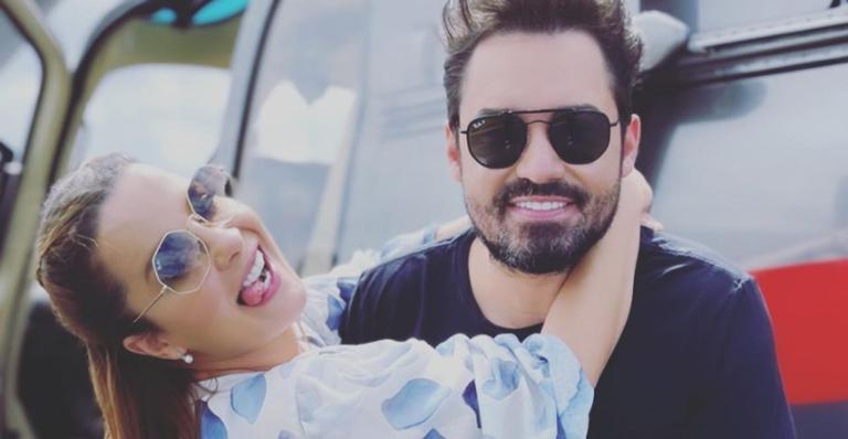Maiara e Fernando Zor surgem nos bastidores do programa de Eliana para quadro especial