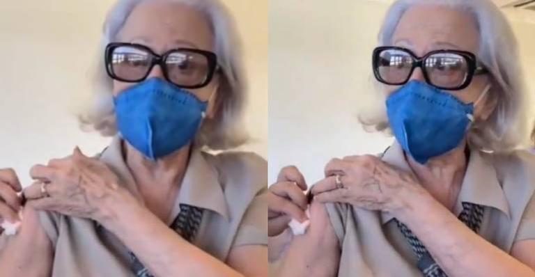 Fernanda Montenegro toma segunda dose da vacina contra a Covid-19: ”Viva o SUS”