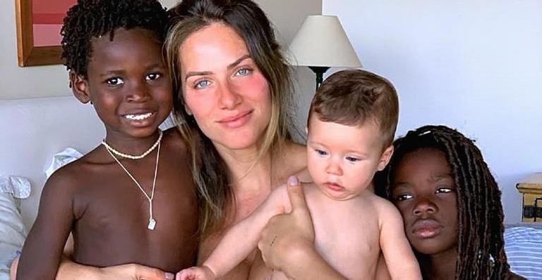 Giovanna Ewbank se diverte em passeio com os filhos: ”Um dia perfeito em família”
