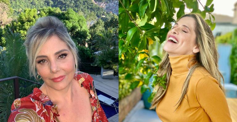 Ingrid Guimarães posa com sua grande amiga, Heloisa Périssé: ”20 anos depois estamos aqui”