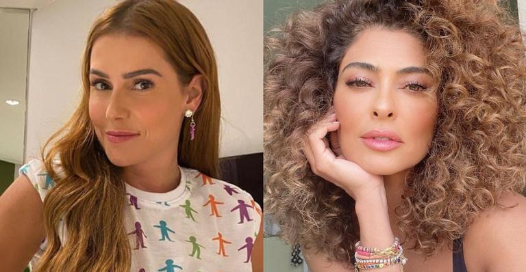 Deborah Secco relembra cena divertida com Juliana Paes na novela ‘Celebridade’
