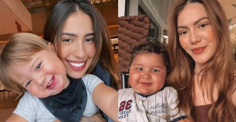 Amor de primo! Primogênito de Gabi Brandt e caçula de Sarah Poncio aparecem brincando juntos