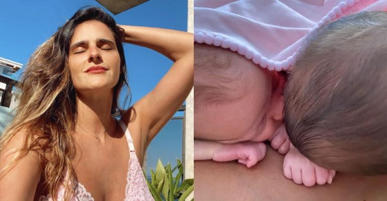 Marcella Fogaça posa com as gêmeas e se declara: ”A vida fazendo sentido”