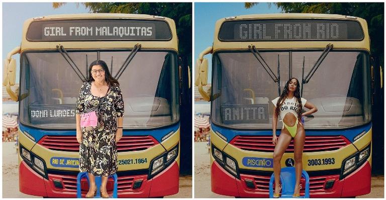 Regina Casé faz versão de suas personagens em ‘Girl From Rio’ e Anitta aprova