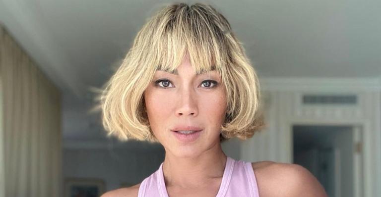 Danni Suzuki é clicada durante sua sessão matinal de surf: ”Casinha”