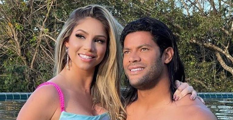 Hulk Paraíba comemora um ano de casado com Camilla Ângelo: ”Eu te amo além dessa vida”