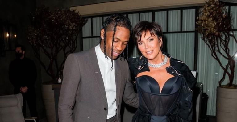 Kris Jenner celebra aniversário de Travis Scott com clique luxuoso: ”Eu te amo muito”