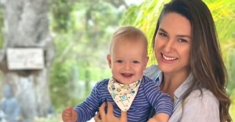 Fernanda Machado celebra 11 meses do filho, Leo: ”Crescendo rápido demais”