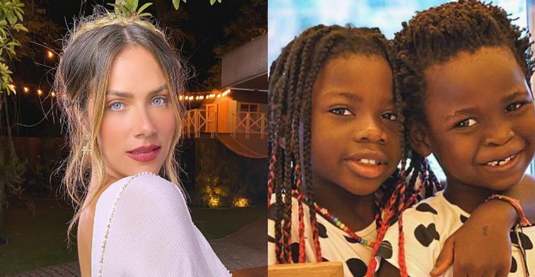 Giovanna Ewbank compartilha lindo registro com os filhos, Titi e Bless