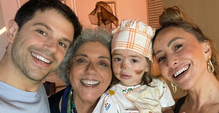 Duda Nagle curte momento fofo com a mãe, Leda Nagle e com a filha, Zoe: ”Que gostoso”