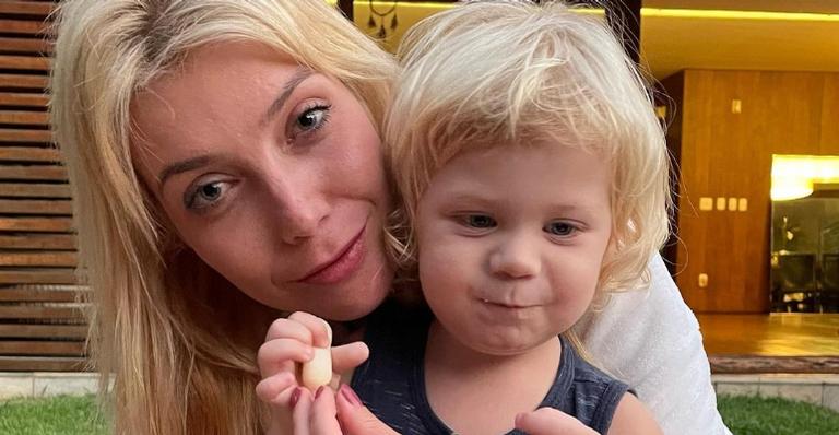 Luiza Possi fala sobre semelhança com o filho, Lucca: ”Às vezes me assusta”