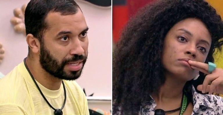 Lumena manda recado e se declara para Gilberto fora do BBB 21