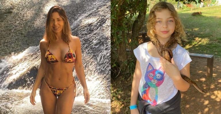 Sheila Mello impressiona a web ao mostrar como foi seu final de semana com a filha