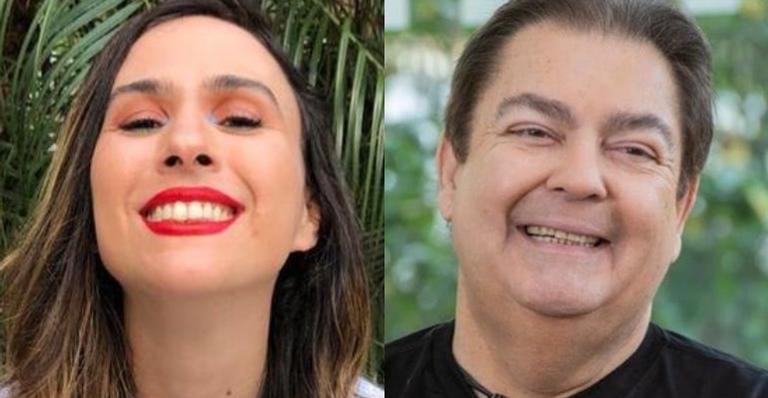Tata Werneck presta homenagem no aniversário de Faustão: ”Sou sua fã”