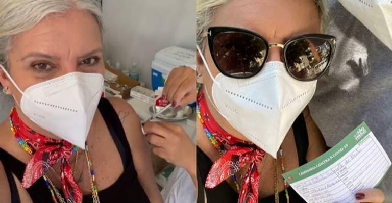 Astrid Fontenelle é vacinada contra a Covid-19: ”Uma gratidão imensa a ciência e ao SUS”