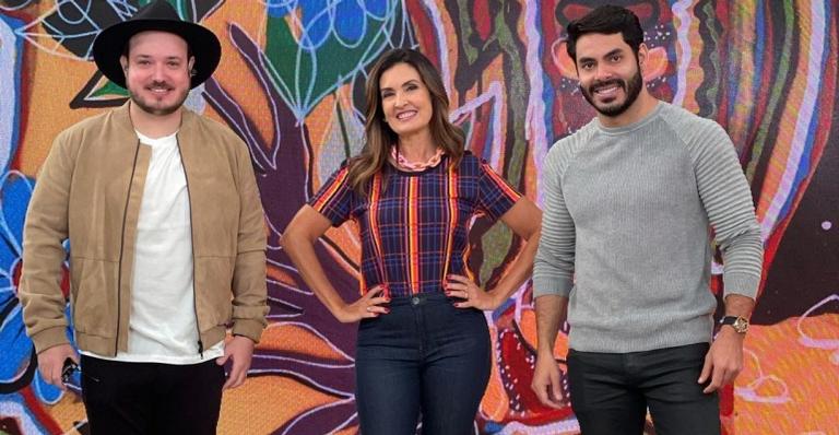 Fátima Bernardes relembra primeira participação de Israel e Rodolffo no ‘Encontro’