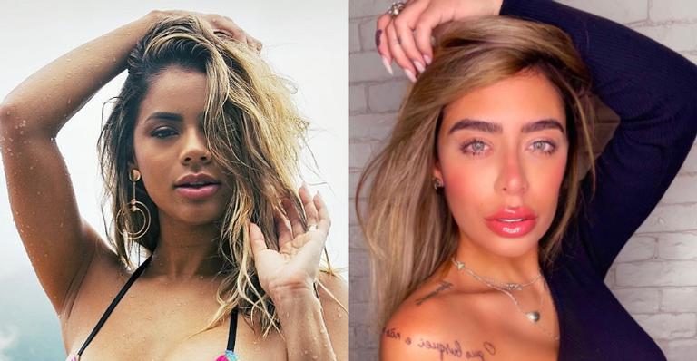 Lexa e Rafaella Santos surgem juntas em clique na praia: ”Duas musas”