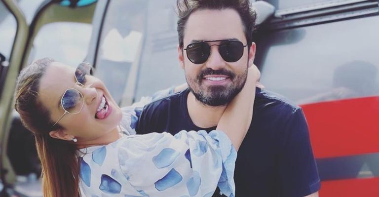 Com cliques românticos, Maiara celebra dois anos com Fernando: ”Te amo!”