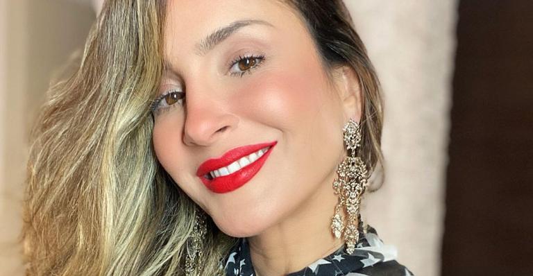 Claudia Leitte recebe cesta de café da manhã dos filhos e web elogia: ”Coisa mais linda”