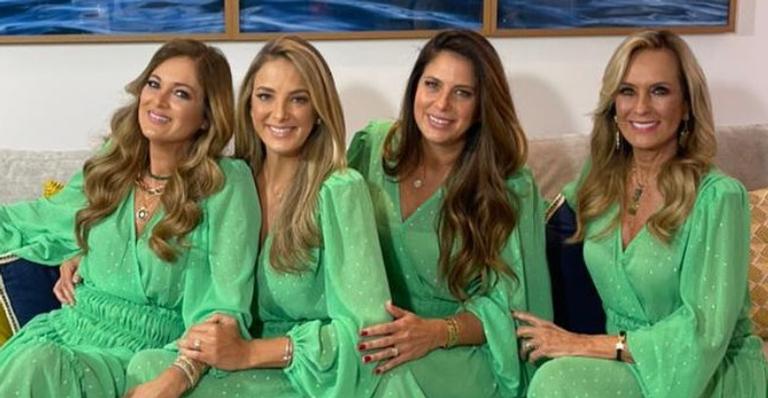 Helô Pinheiro reúne a família para celebrar o Dia das Mães com as filhas: ”Muito amor”