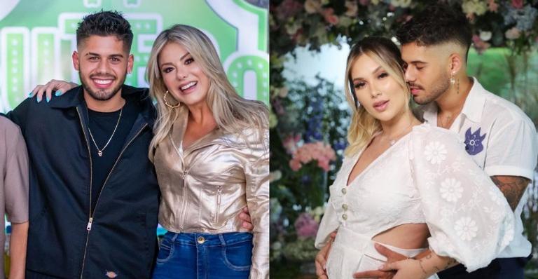 No Dia das Mães, Zé Felipe homenageia Poliana e Virginia: ”Exemplos de grandes mulheres”