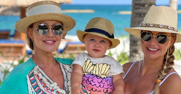 Ana Paula Siebert compartilha belíssimo clique com a filha e a irmã: ”Um trio de muito amor”