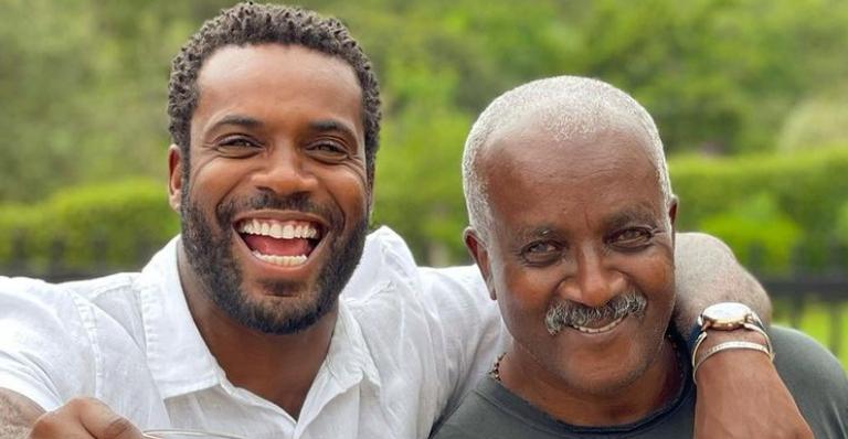 Rafael Zulu presta homenagem de aniversário ao pai: ”Meu super-herói”