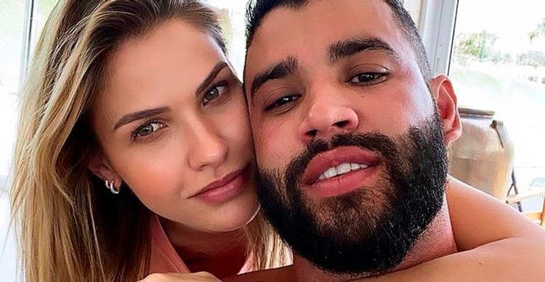 Sensitiva prevê gravidez de Andressa Suita e a modelo reage: ”Andressa e Gusttavo serão papais!”