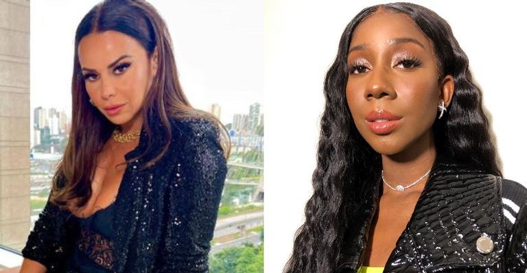 Viviane Araujo compartilha clique com Camilla de Lucas: ”Muito sucesso pra você”