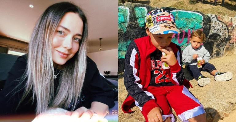 Carol Dantas explode o fofurômetro ao mostrar Valentin chamando Davi Lucca enquanto brinca