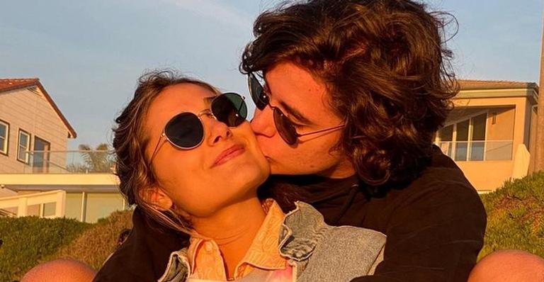 Filha de Xuxa, Sasha Meneghel se declara para o noivo, João Figueiredo: ”Te amo para sempre!”