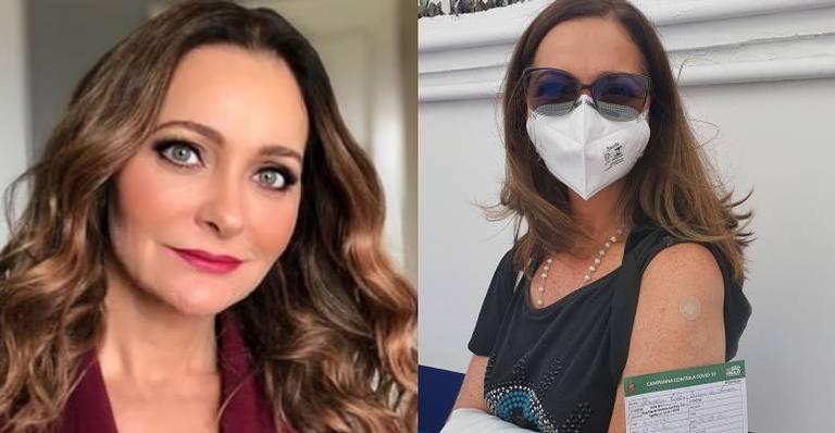 Alexandra Richter desabafa após ser vacinada contra a Covid-19: ”Pensei no Paulo Gustavo”