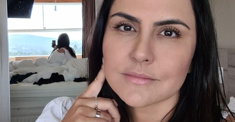 Carla Cecato revela sequelas da Covid-19: ”Até problema no olho eu tive”