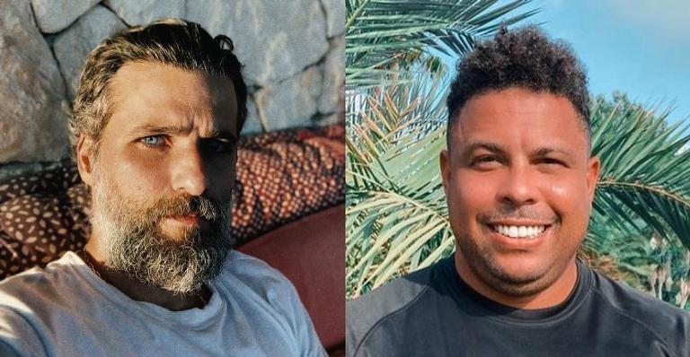 Bruno Gagliasso surge com Ronaldo durante passeio de barco na Espanha: ”Melhor recepção”