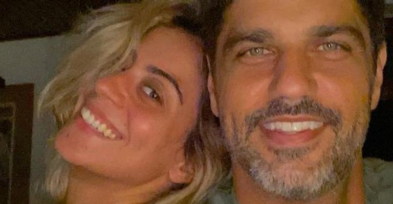 Carol Castro aproveita noite de vinho com Bruno Cabrerizo