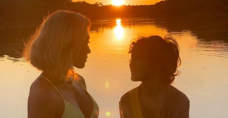 Dani Suzuki posta registro com o filho e se declara: ”Como pode um amor ser tão grande?”