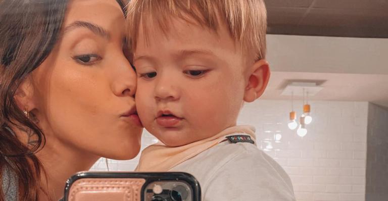 Gabi Brandt não resiste a fofura do filho mais velho: ”Ele é perfeito!”