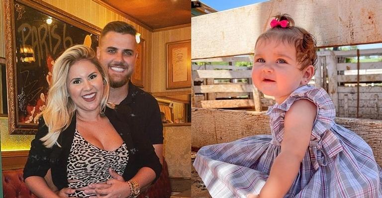 Natália Toscano e Zé Neto celebram primeiro ano da filha, Angelina: ”Presente de Deus”